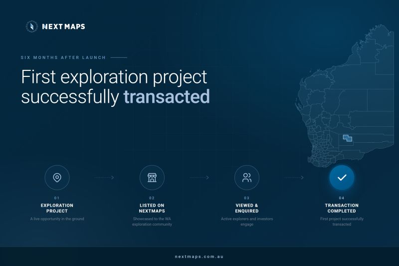 The first project has sold through NextMaps