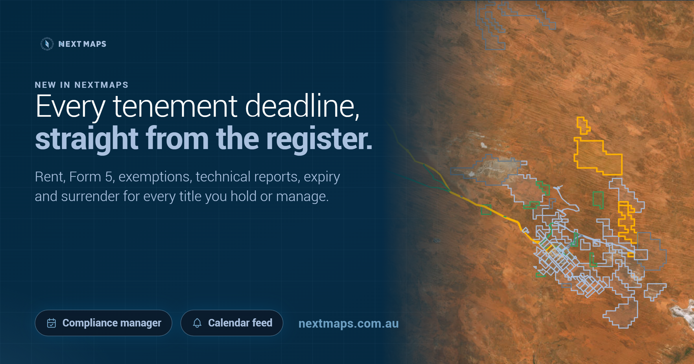 Never miss a WA tenement deadline: rent, Form 5 and reports in one calendar