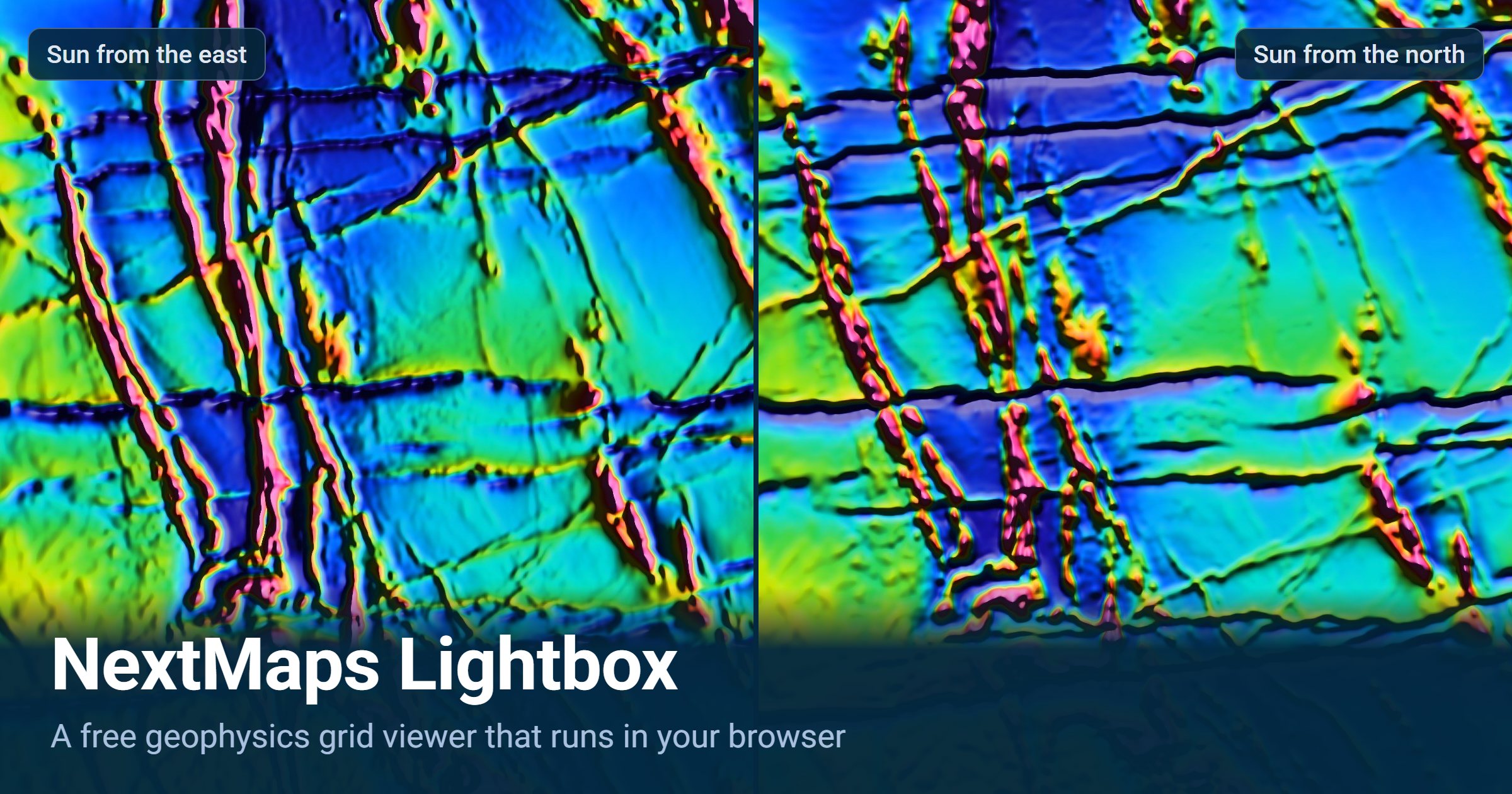 Lightbox: a free geophysics grid viewer that runs in your browser