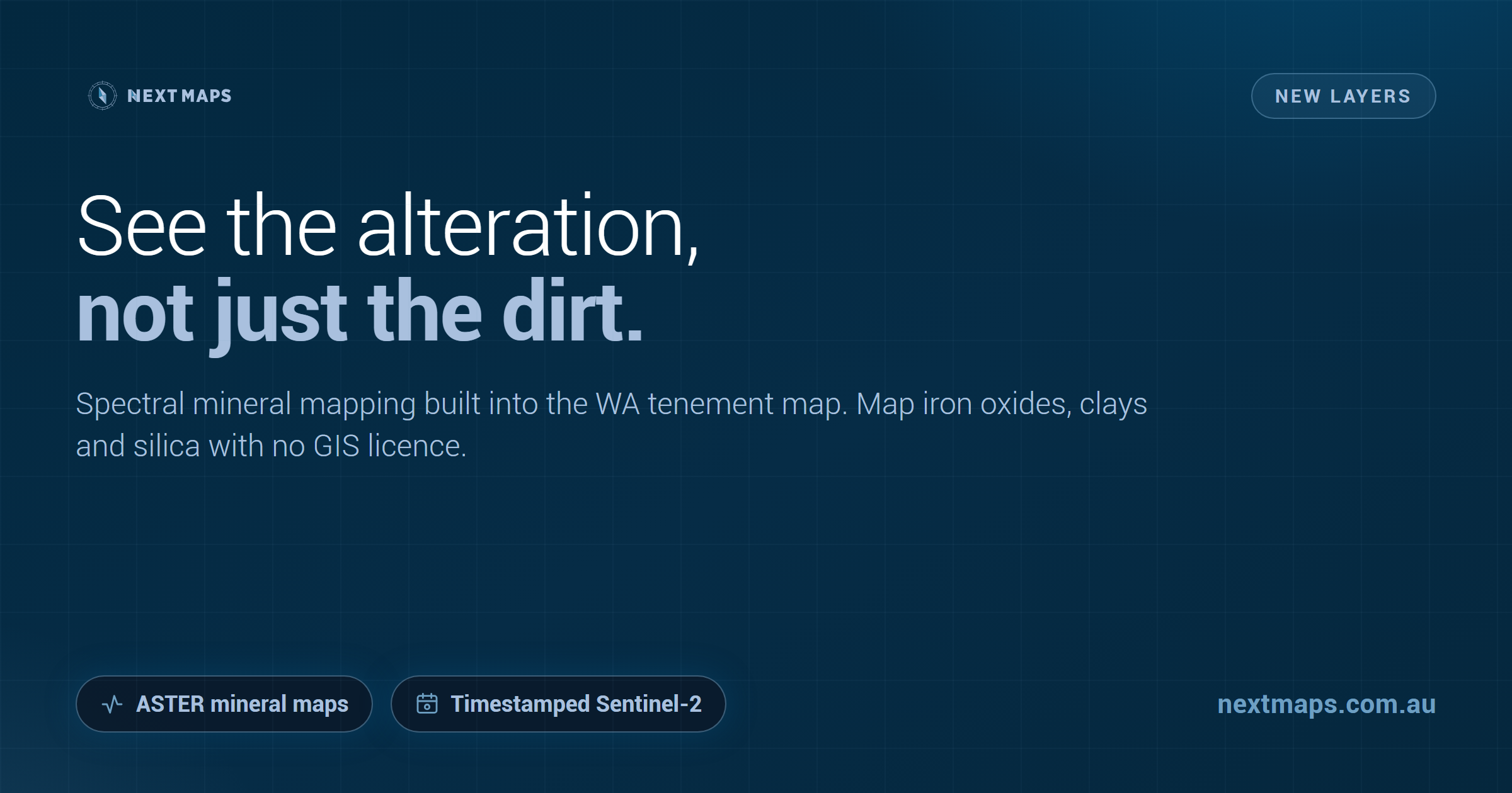 ASTER and Sentinel-2 mineral mapping, now in NextMaps